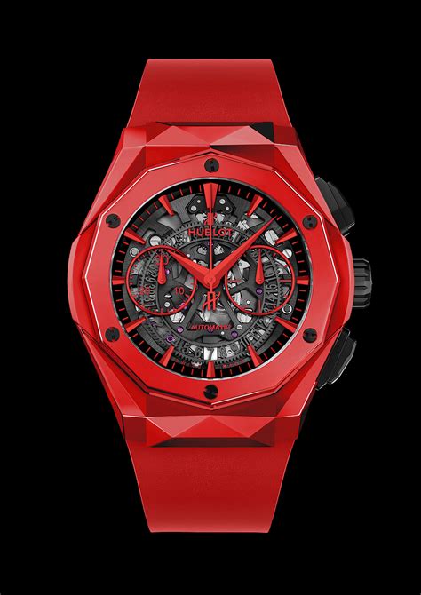 Hublot red ceramic watch